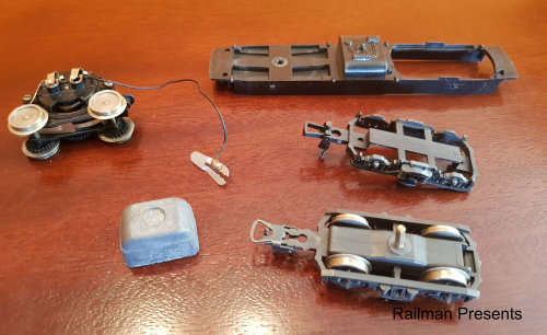 5E Lima Chassis, Motor & Bogies - HO Scale (Job Lot)