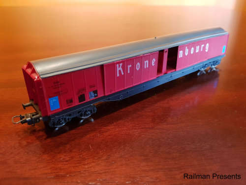 Lima Kronenbourg LWB Sliding Door Box Van (In Box) - HO Scale