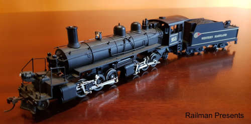 Mantua 2-6-6-2 Articulated 'Western Maryland' with Tender (Fly Wheel Drive) - Very Rare!!!!!