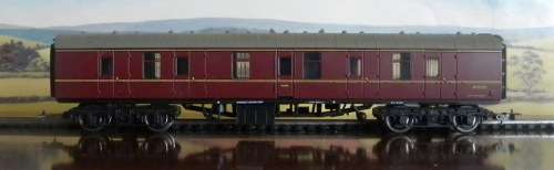 JOB LOT Bachmann Maroon Coaches