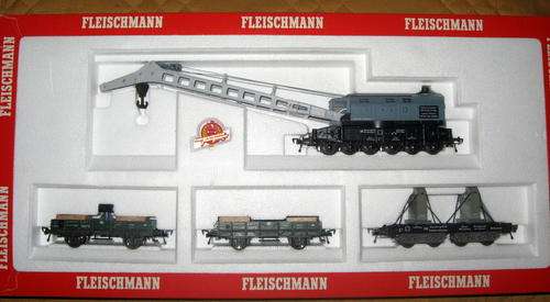 Fleischman German DB Breakdown Crane Set - HO/ OO