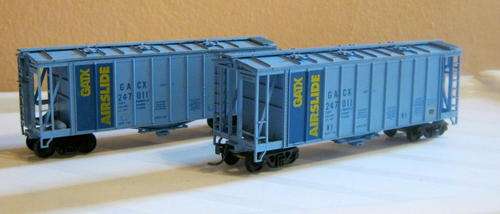 Job Lot - Walthers - GATX Airslide 50ft Grain Hoppers x 2- HO
