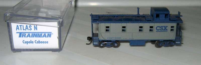 Atlas N Trainman - CSX Cupola Caboose  - N gauge