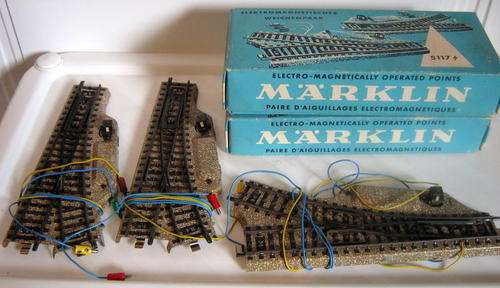 Job Lot Marklin - Electrical L/H Points- Part no 5117  -HO