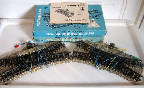 Job Lot Marklin - Electrical Double Slip Points- Part no 5128   -HO