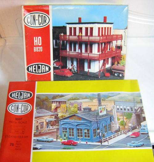 Railroom Clearout!!!   Job Lot - Heljan - Bakery and Hotel Kits  - HO/OO