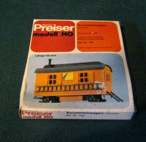 Preiser - Site Wagon Kit  no 752 - HO