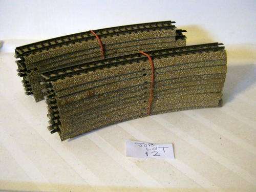 Quick Auction Clearance!!!!  Job Lot 12 - Marklin Curved Track - HO