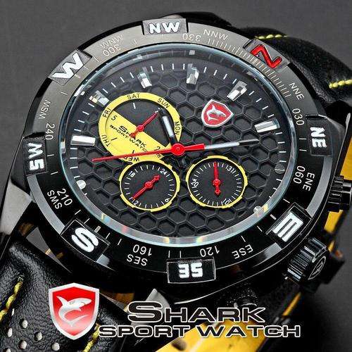 INTRODUCING NEW F1 INSPIRED SHARK SPORTSWATCH - 1ST TIME ON BIDORBUY.