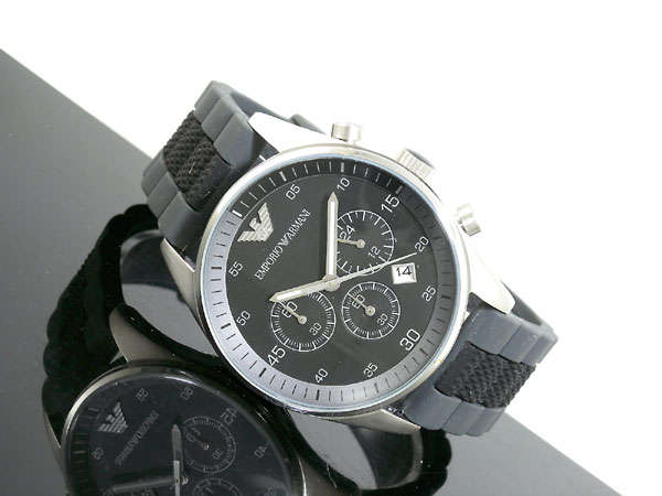 EXCLUSIVE ARMANI MENS SPORTIVO WATCH -  EMPORIO ARMANI AR5866 GENTS CHRONOGRAPH - RETAIL R5299.99