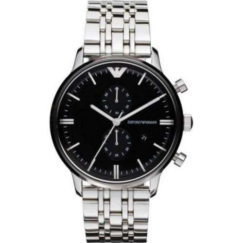 EMPORIO ARMANI BRAND NEW IN BOX AR0389- GENTS STEEL CHRONOGRAPH- RETAIL R5299.99 - NEXT DAY DELIVERY