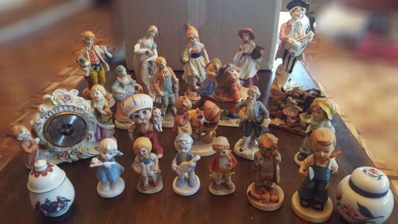 Huge lot Porcelain Figurines various makes and sizes