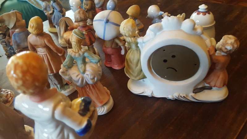 Huge lot Porcelain Figurines various makes and sizes
