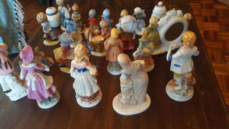 Huge lot Porcelain Figurines various makes and sizes