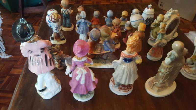 Huge lot Porcelain Figurines various makes and sizes