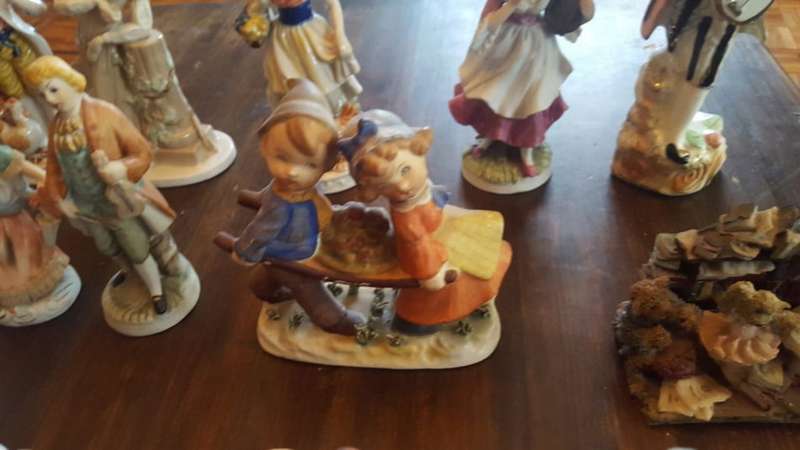 Huge lot Porcelain Figurines various makes and sizes