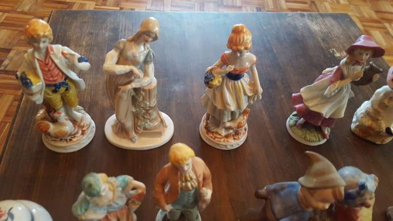 Huge lot Porcelain Figurines various makes and sizes