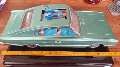 2 X Japan TN Nomura Tinplate Cars large Rare Bargain