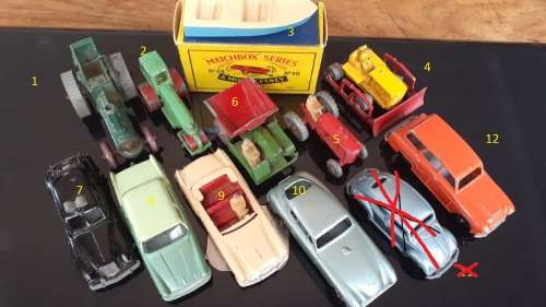Collectible Matchbox Lesney and Budgie Die cast Lot