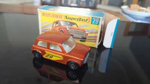 Matchbox Superfast 29 racing Mini with original box