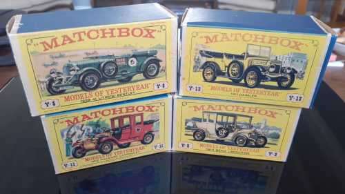 4 x Matchbox Models of Yesteryear first editions Inc, rare model variation