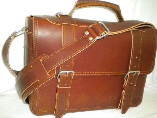Apple iPad and Samsung Tablet, Leather badger briefcase MEDIUM, TOFFEE BROWN!!!