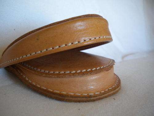 Classic Folding Compact Leather Wallet, Veg tanned Leather!