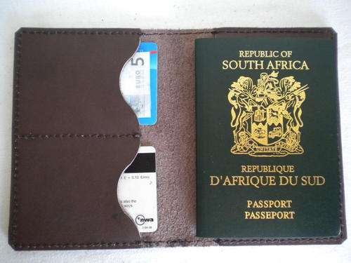 Passport Wallet,  CHOCOLATE BROWN Leather!