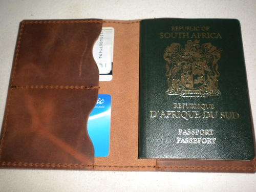 Passport Wallet,  DARK VINTAGE Leather!