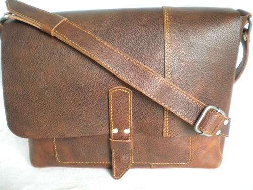 Briefcase, A4( MEDIUM), Secure Magnetic Closure, ( Macbook Pro 13inch) ANTIQUE BROWN leather!!