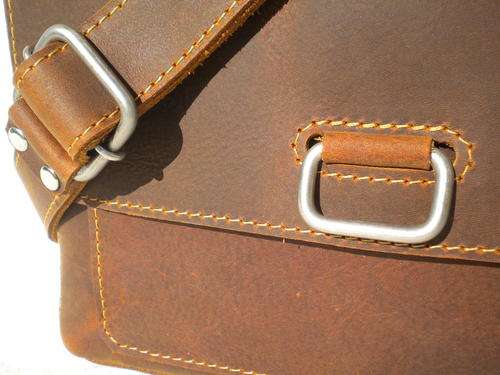 Briefcase A5, Samsung tablet 10" ANTIQUE BROWN Leather!!