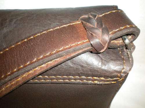 compact briefcase chocolate brown