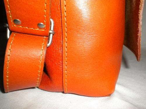 leather briefcase chestnut