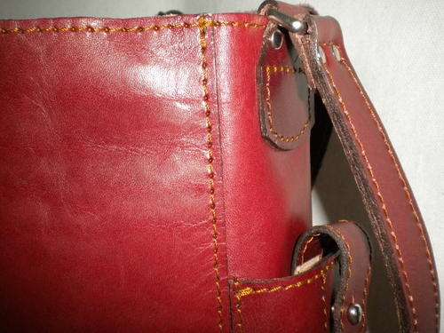 leather satchel handbag
