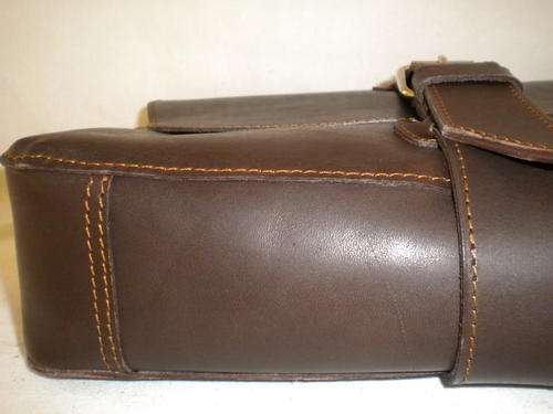 leather compact brief