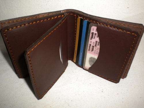 Leather magic wallet RUST BROWN (Coolest wallet South of the Sahara)