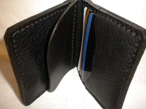 Leather BASIC Wallet CARBON BLACK