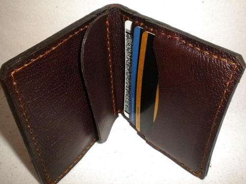 Leather BASIC Wallet CHOC BROWN