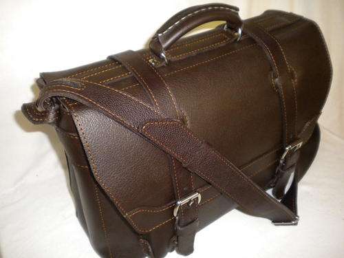 Leather LEGEND Laptop Briefcase, COFFEE BROWN. FREE SHIPPING!!!