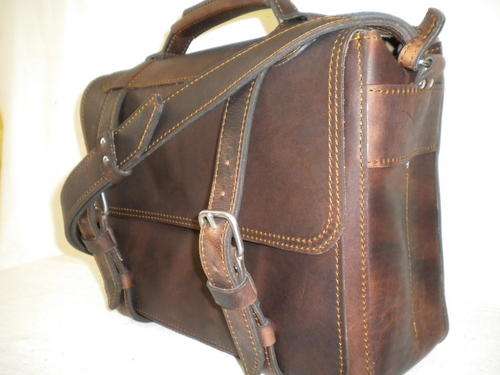 Leather Badger briefcase divider (medium) ANTIQUE BROWN