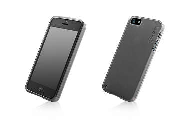 Solid Black Capdase Soft Jacket for iPhone 5