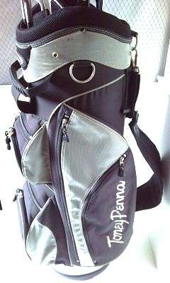 Toney Penna Golf bag with clubs