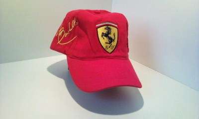 RUBENSE BARRICHELLO SIGNATURE TEAM FERRARI CAP