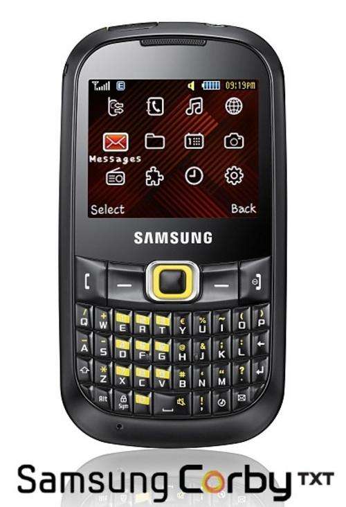 SAMSUNG CORBY TXT - A FULL HOUSE PHONE