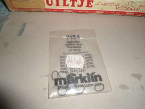 Marklin H0 7154 rubber tyres for locomotives