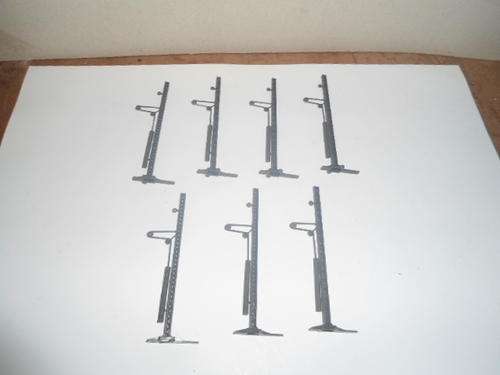 7 x Lima Catenary poles with counter weight