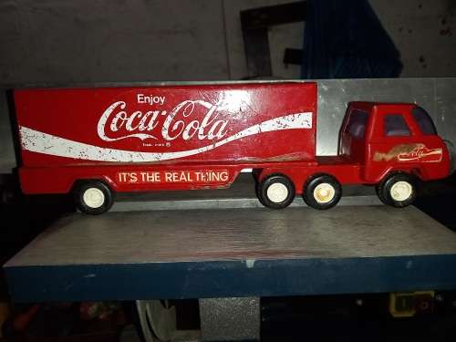 Buddy L Coke truck and trailer