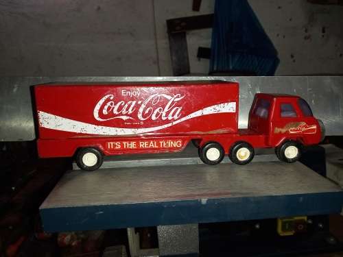 Buddy L Coke truck and trailer