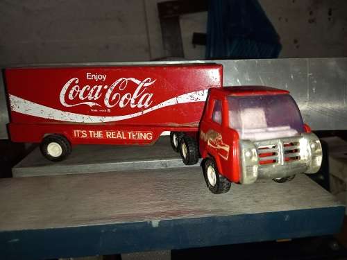 Buddy L Coke truck and trailer