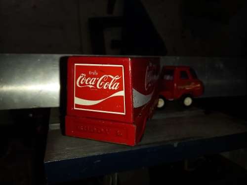 Buddy L Coke truck and trailer